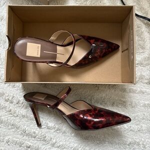 NWT Dolce Vita Kanika Tortoise Patent Leather 9.5